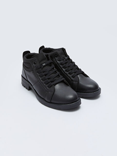 LCW STEPS Deri Görünümlü Bağcıklı Erkek Bot - W2AP45Z8-HUC