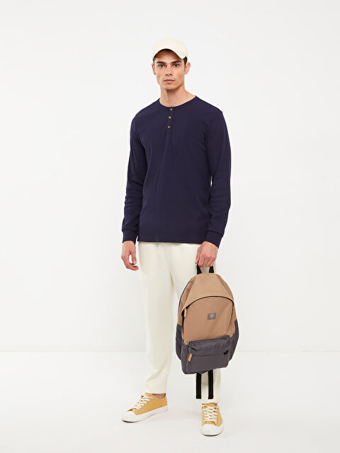 XSIDE Crew Neck Long Sleeve Men's Sweatshirt - W2AR14Z8-HFK