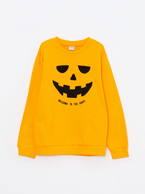 LCW Kids Dječak NARANČASTA Majica s kapuljačom/Dukserica - W2AR50Z4-FKV