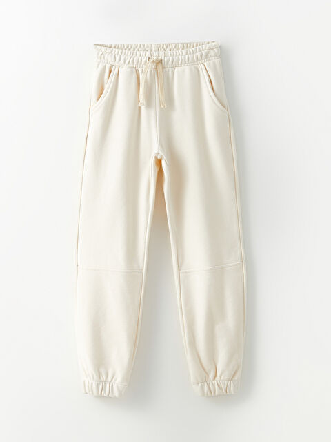 LCW Kids Elastic Waist Basic Girls' Jogger Sweatpants - W2AU10Z4-FRC