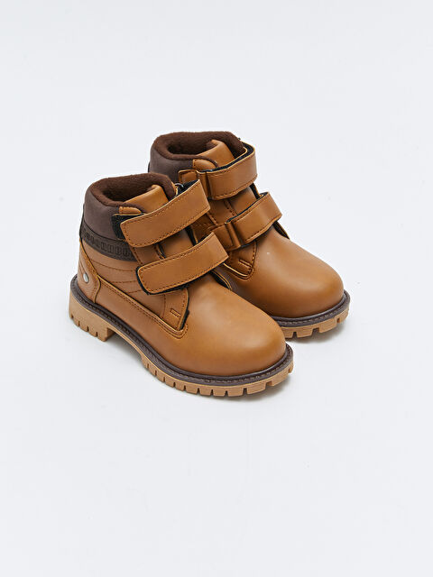 LCW STEPS Deri Görünümlü Cırt Cırtlı Erkek Çocuk Bot - W2AY22Z4-HVQ