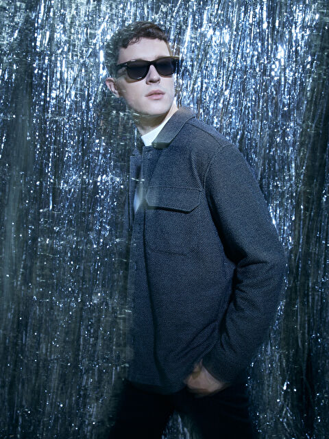 LCW Vision Rahat Kalıp Uzun Kollu Erkek Gömlek Ceket - W2AY71Z8-SJ0