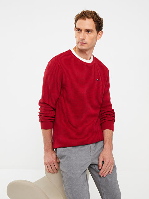 SOUTHBLUE Bisiklet Yaka Erkek Triko Kazak - W2BK13Z8-S7R