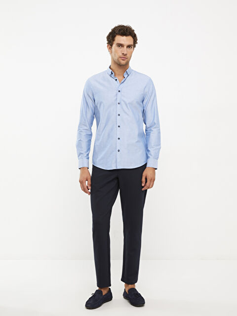 SOUTHBLUE Regular Fit Uzun Kollu Oxford Erkek Gömlek - W2BK20Z8-S9P