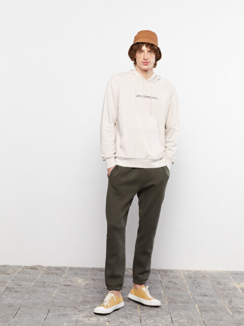 XSIDE Standart Kalıp Erkek Kalın Jogger Eşofman Altı - W2BQ96Z8-SGU