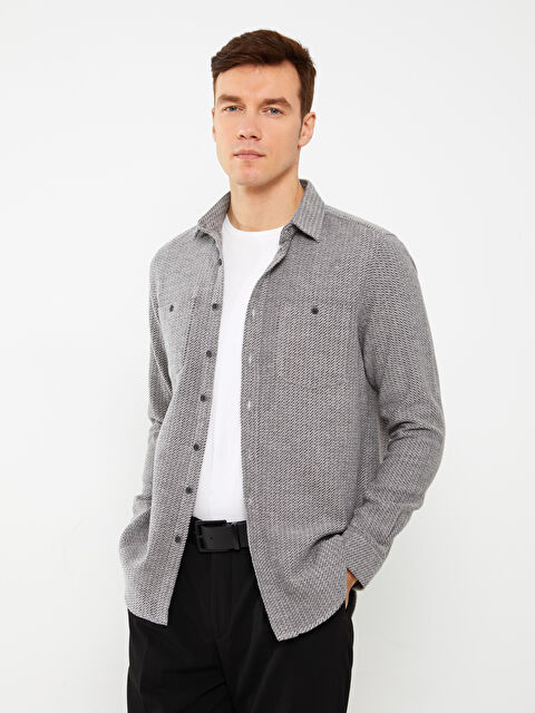 SOUTHBLUE Regular Fit Uzun Kollu Erkek Gömlek - W2CA43Z8-SM0