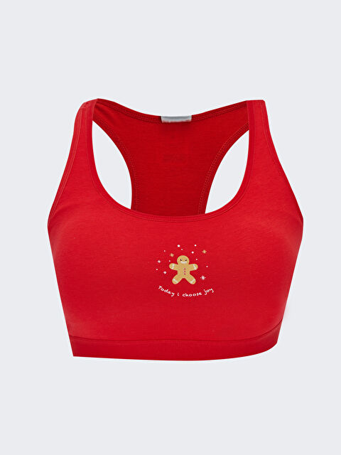 LCW Young Balensiz Dolgusuz Baskılı Büstiyer İlk Sütyen - W2CM32Z8-GRQ