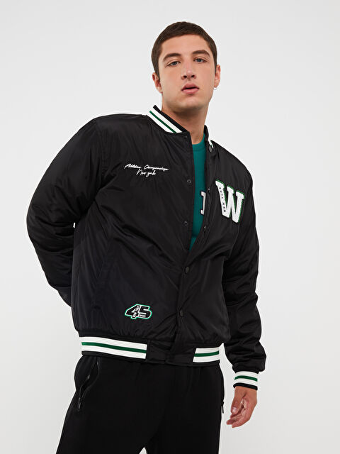 XSIDE Standart Kalıp Uzun Kollu Erkek Kolej Ceket - W2DA67Z8-CVL