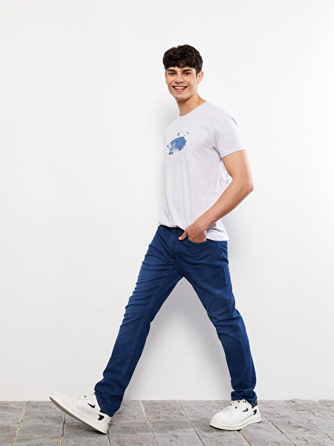 LCW ECO 779 جينز بقصة عادية للرجال - W2DA73Z8-507