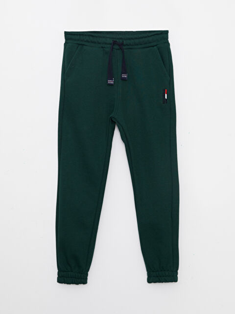 LCW Kids Elastic Waist Embroidery Detailed Boy Jogger Sweatpants - W2DM68Z4-SJX