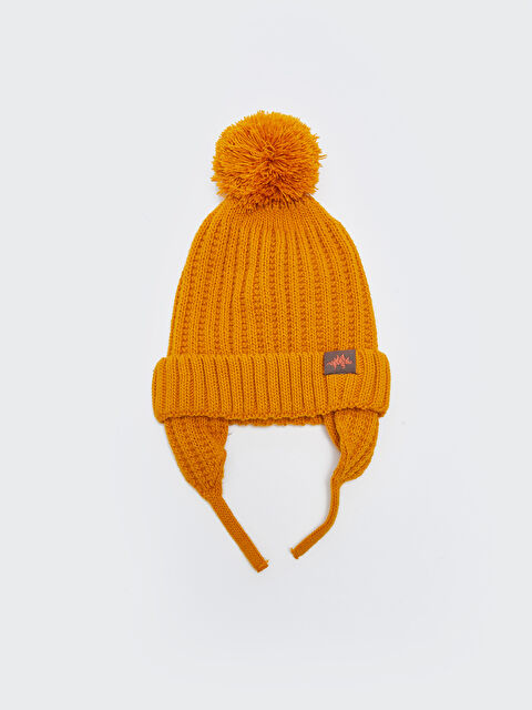 LCW ACCESSORIES Etiket Baskılı Ponpon Detaylı Erkek Çocuk Bere - W2DO14Z4-G0J