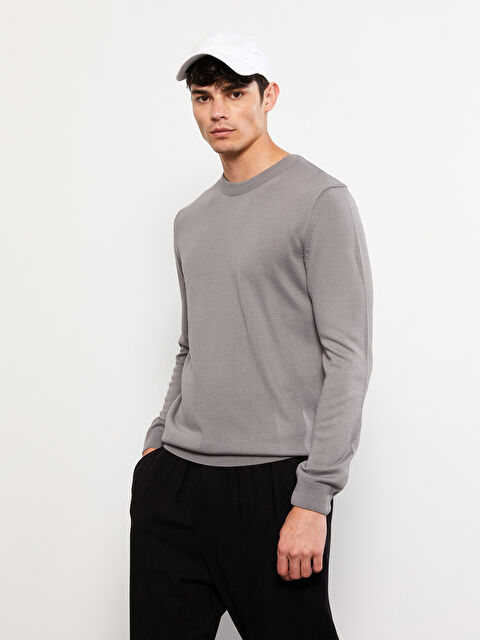 XSIDE Bisiklet Yaka Erkek Triko Kazak - W2DP82Z8-HZX