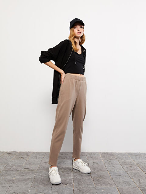 XSIDE ACTIVE Kadın Beli Lastikli Düz Eşofman Altı - W2DQ54Z8-T18