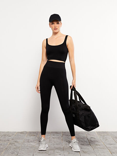 XSIDE Kadın Beli Lastikli Düz Tayt - W2EF81Z8-CVL