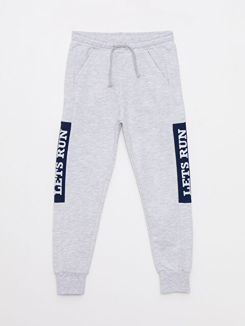 LCW ECO بنطلون رياضي للأولاد بطبعة بخصر مرن - W2EI82Z4-CT3