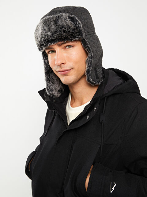 LCW ACCESSORIES Patterned Men's Snow Hat - W2EN76Z8-CTH