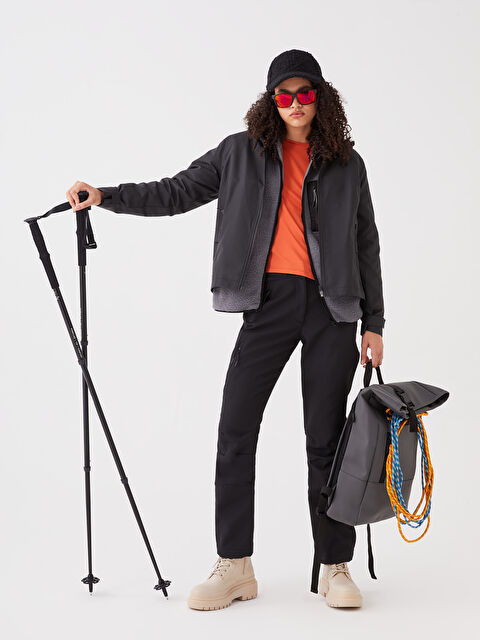 LCW OUTDOOR Reflektör Baskılı Kadın Kayak Pantolonu - W2ET68Z8-CVL