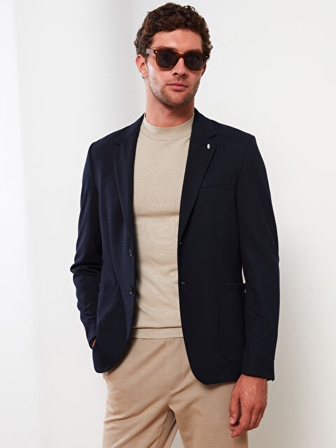 LCW Vision Dar Kalıp Erkek Blazer Ceket - W2EY62Z8-RFG