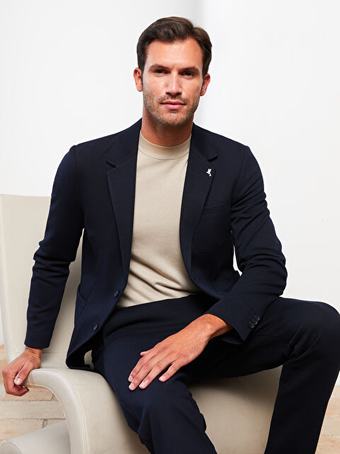 LCW Vision Dar Kalıp Erkek Blazer Ceket - W2EY64Z8-RFG