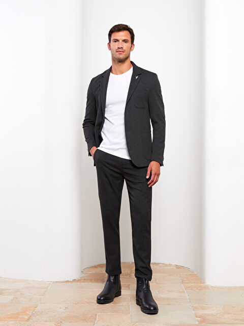 LCW Vision Dar Kalıp Erkek Blazer Ceket - W2EY64Z8-S8L