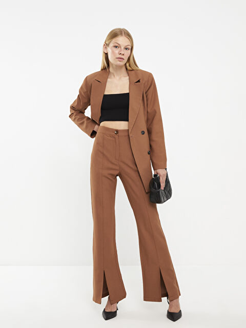 LCW Vision Kadın Standart Fit Düz Pantolon - W2FQ17Z8-HJZ