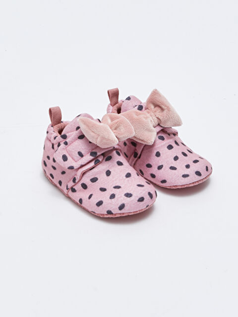 LCW STEPS Baskılı Cırt Cırtlı Kız Bebek Panduf - W2FS51Z1-LT3