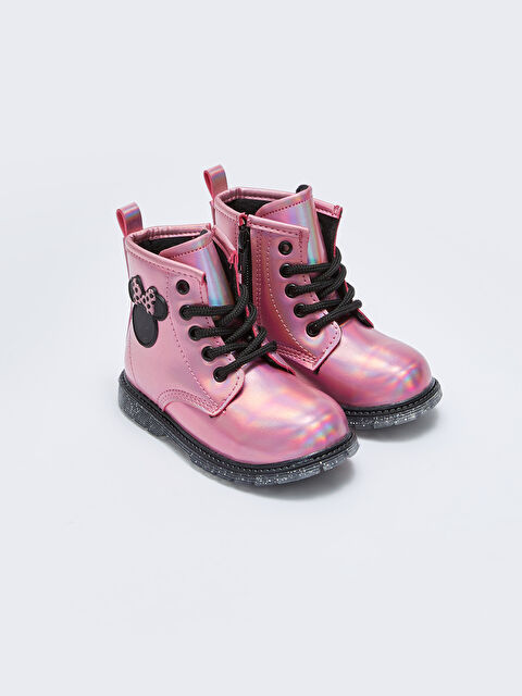 LCW STEPS Minnie Mouse Lisanslı Bağcıklı Kız Bebek Bot - W2G184Z1-SG0