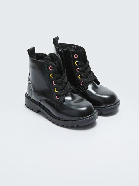 LCW STEPS Ботинки для малышек девочек на шнуровке и с застежкой-молнией - W2G986Z1-HUC