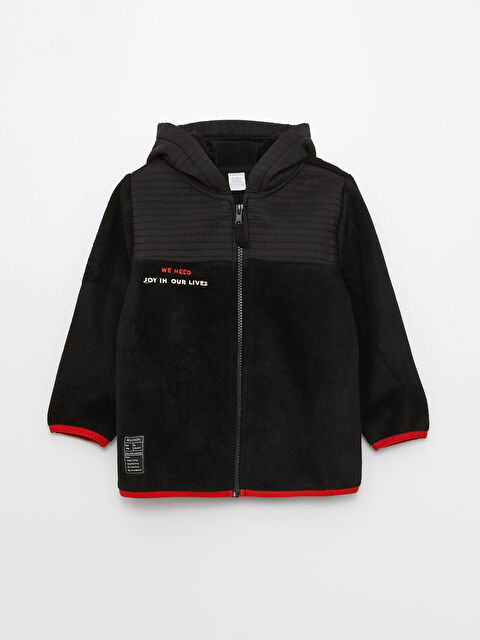 LCW baby Kapüşonlu Uzun Kollu Erkek Bebek Fermuarlı Sweatshirt - W2GB00Z1-CVL