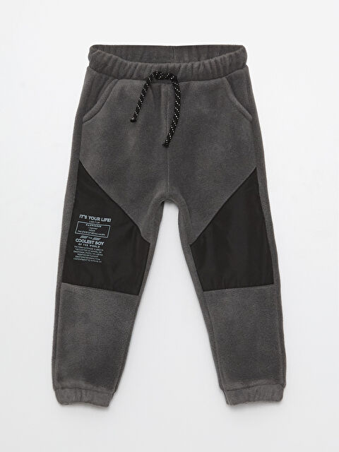 LCW baby Beli Lastikli Baskılı Erkek Bebek Eşofman Alt - W2GO89Z1-HKT