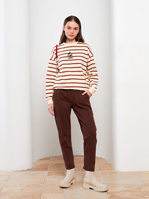 LCW Modest Rahat Kalıp Düz Gabardin Kadın Pantolon - W2H550Z8-R58