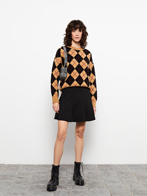 LCW Vision Regular Pleated Women's Skirt - W2HR31Z8-CVL