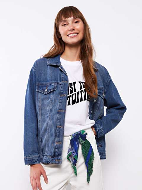 LCW ACCESSORIES Renk Bloklu Pamuklu Kadın Bandana - W2HV98Z8-LRR