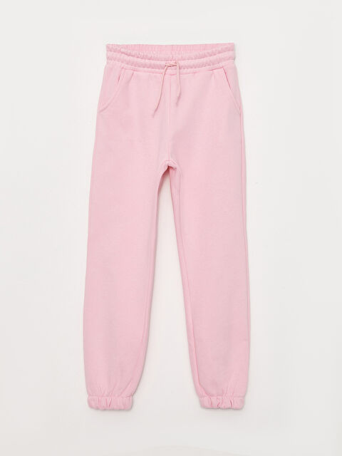 LCW Kids Elastic Waist Basic Girls' Jogger Sweatpants