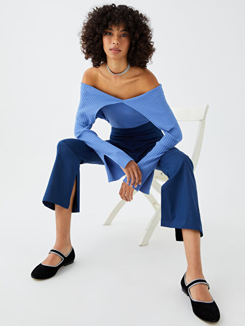 Natuvera Kadın Ekstra Dar Fit Düz Pantolon - W2J440Z8-HPQ