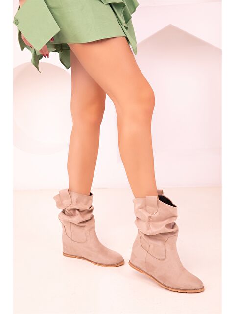 Soho Exclusive Süet Görünümlü Kadın Çizme - W2JD90Z8-J0D