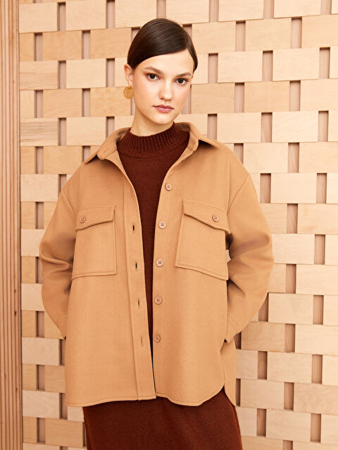 LCW Modest Plain Long Sleeve Women's Shirt Tunic - W2KD51Z8-V6Z