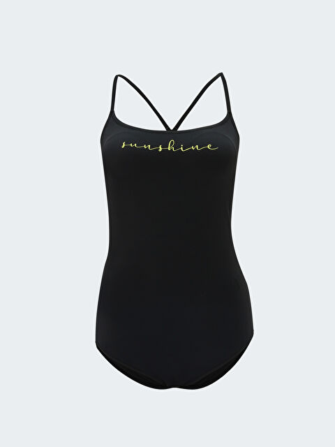 LCW DREAM U Neck Printed Women's Swimwear - S30037Z8-CVL