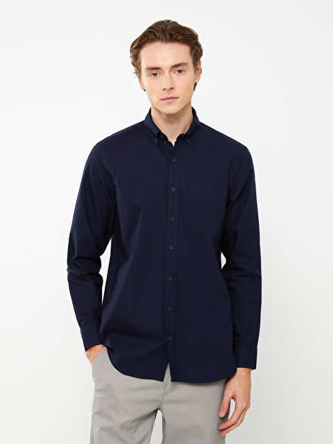 LCWAIKIKI Basic Жейде - S30085Z8-CRP