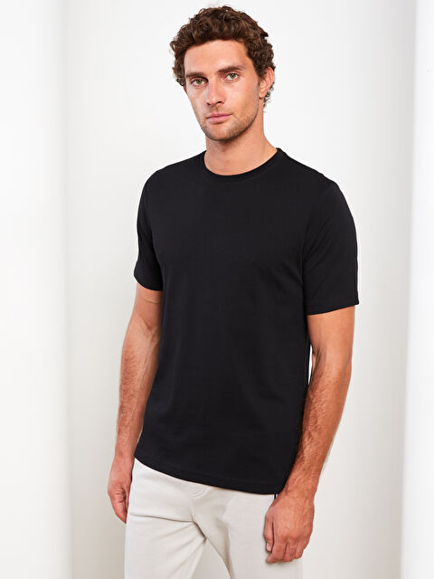 LCWAIKIKI Basic Crew Neck Jersey Men's T-Shirt - S30113Z8-CVL