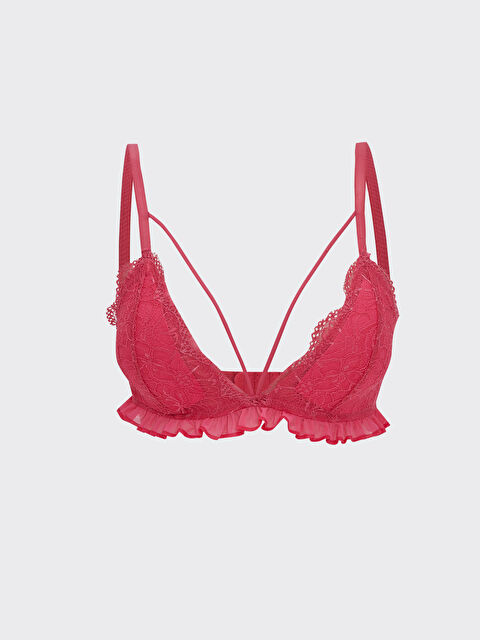 LCW DREAM Non-Wired Non Padded Lace Bralette - S30212Z8-GSY