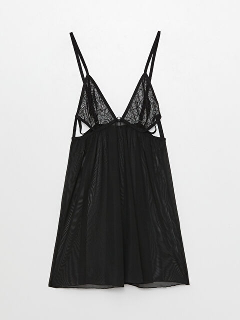 LCW DREAM V-Neck Lace Babydoll - S30214Z8-CVL