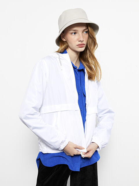 XSIDE Women's Hooded Plain Raincoat - S30401Z8-J5E