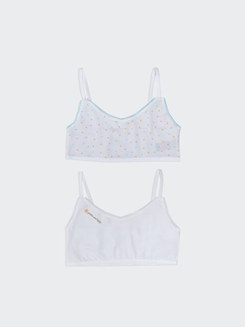 LCW Kids Printed Girls' Bustier Top 2 Pack - S30453Z4-LU8