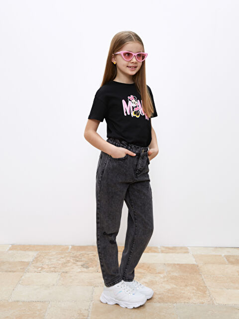 LCW Kids Ripped Detailed Girl Jeans With Elastic Waist - S30550Z4-SHN