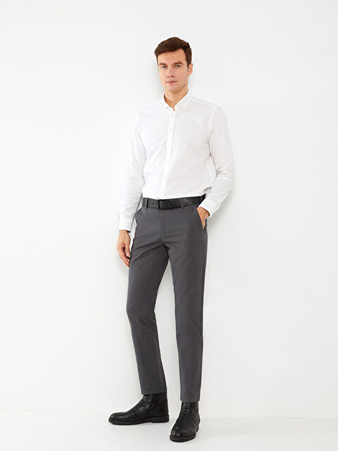 LCWAIKIKI Classic Standard Fit Gabardine Men's Chino Trousers - S30627Z8-JQN