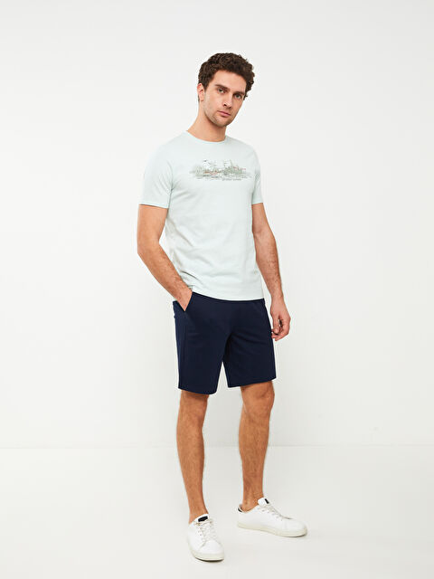 LCWAIKIKI Basic Slim Fit Örme Erkek Şort - S31085Z8-DWP