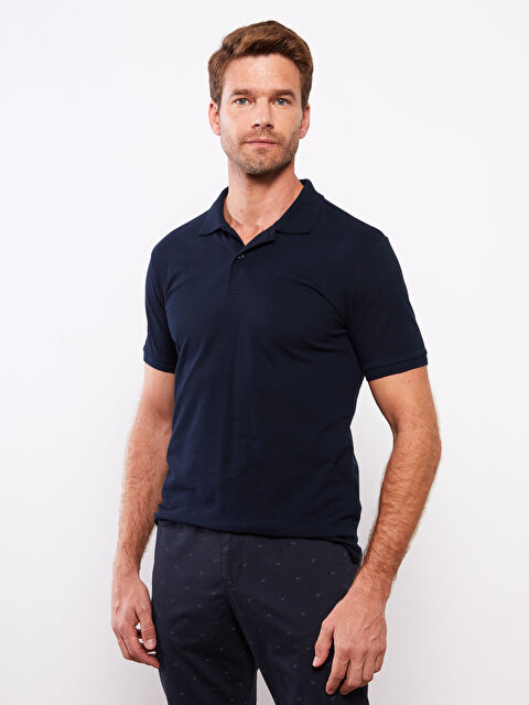 LCWAIKIKI Classic Polo Neck Short Sleeve Pique Men's T-Shirt - S31142Z8-DWP