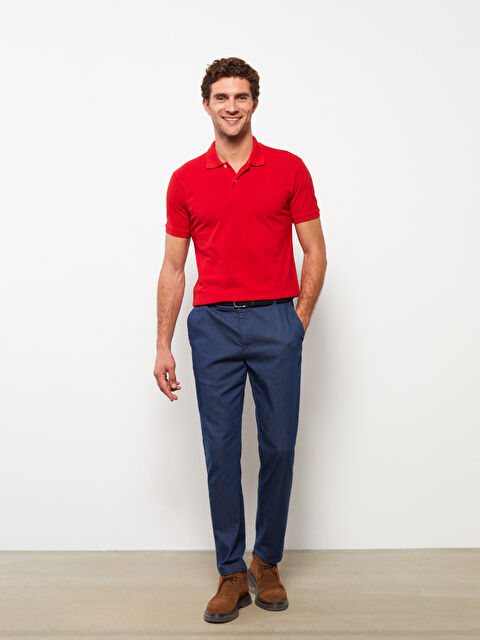 LCWAIKIKI Classic تيشيرت بياقة بولو كم قصير بيكيه للرجال - S31142Z8-HJY