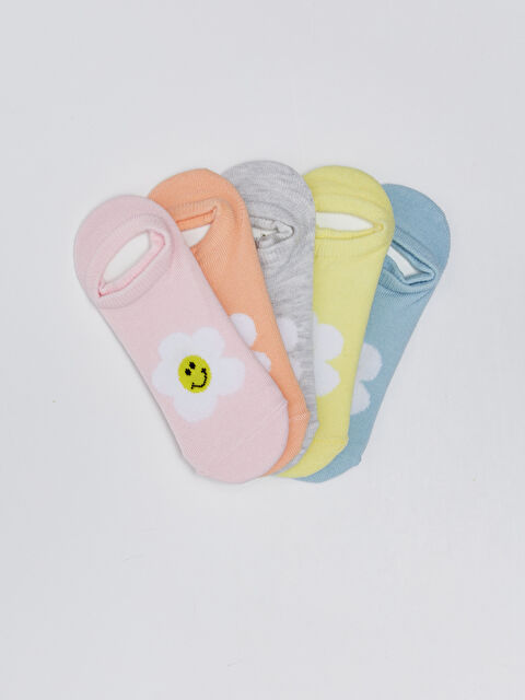 LCW Kids جوارب رياضة بنات منقوشة ٥ ديال الباكات - S31214Z4-J3S